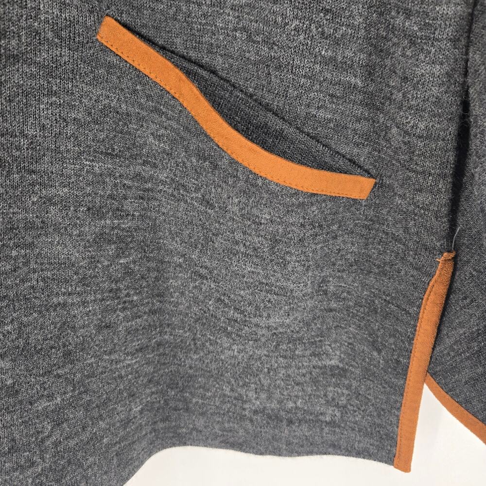 Soft Surroundings Wool‑Blend Pullover Tunic Sweater – Women’s L, Gray - Picture 4 of 15